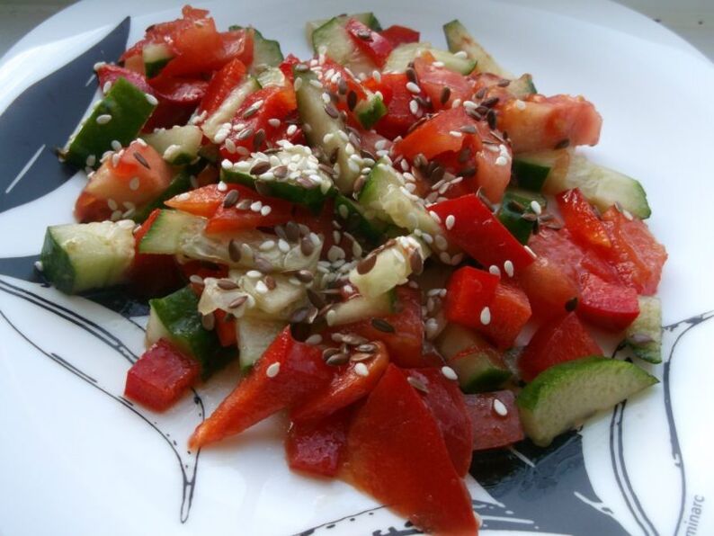 salad biji rami untuk penurunan berat badan